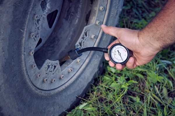 Tire pressure tips for better traction and control